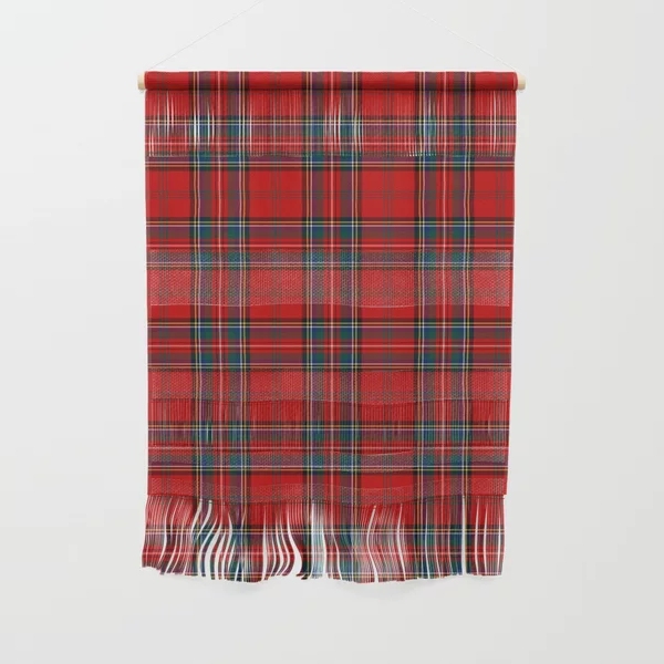 Stewart of Appin tartan wall hanging