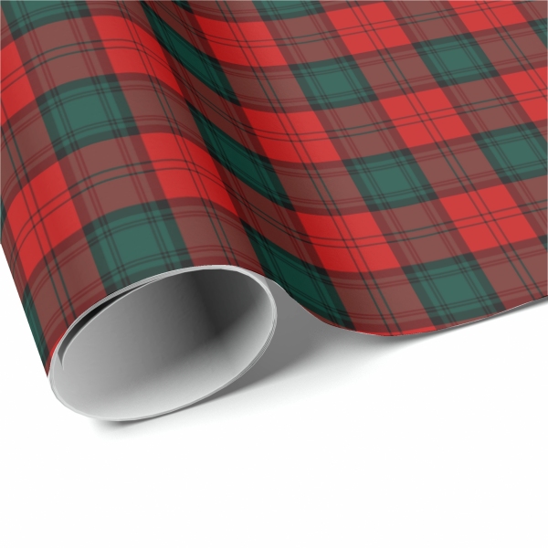 Stewart of Atholl tartan wrapping paper