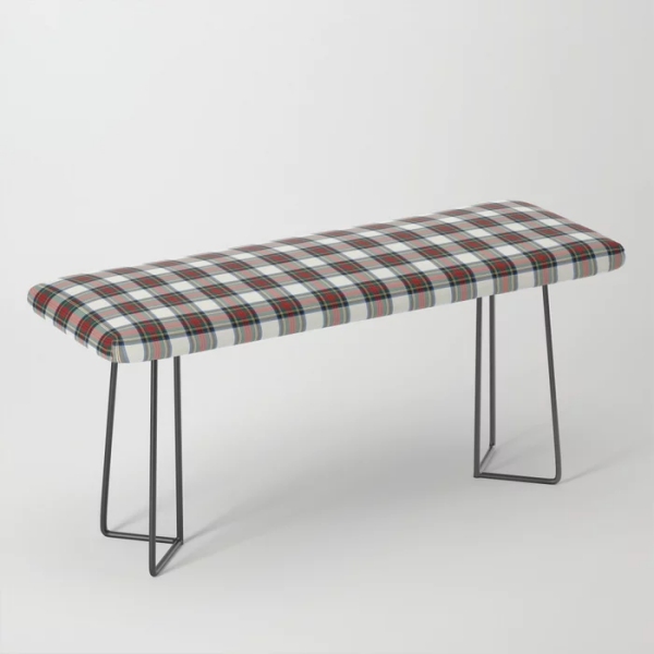 Stewart Dress tartan bench