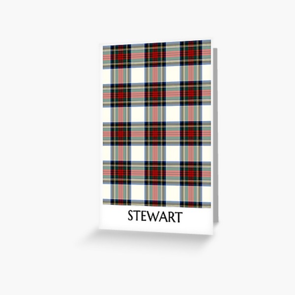 Clan Stewart Dress Tartan Card