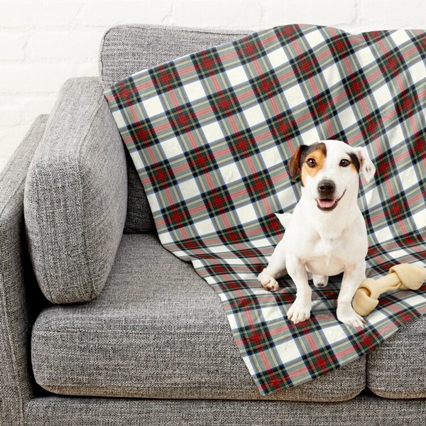 Stewart Dress tartan pet blanket