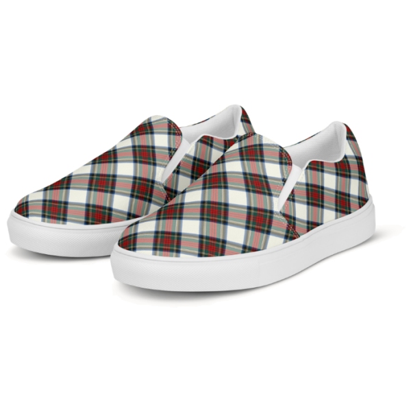 Stewart Dress tartan men's slip-on shoes