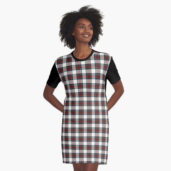 Stewart Dress tartan tee shirt dress