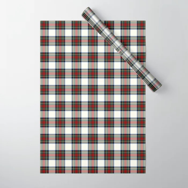 Stewart Dress tartan wrapping paper