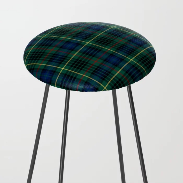 Stewart Hunting tartan counter stool