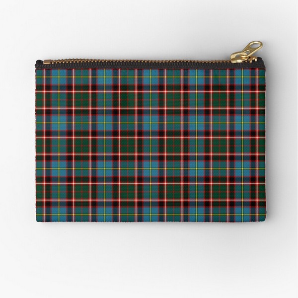 Stirling District tartan accessory bag