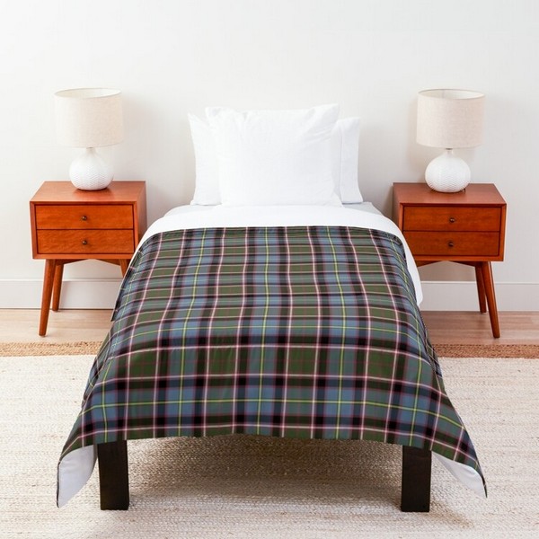 Stirling Weathered tartan comforter