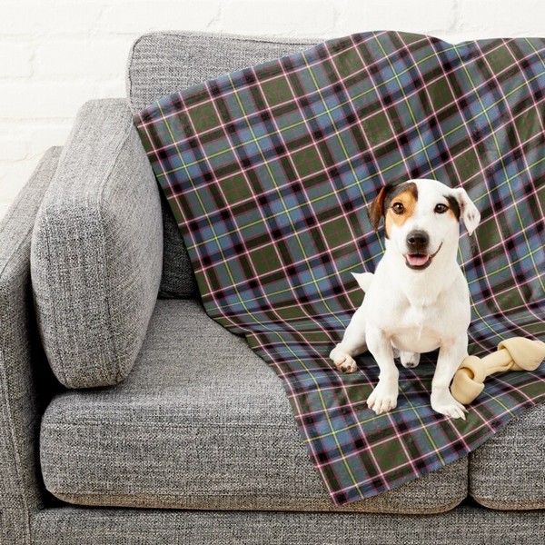 Stirling Weathered tartan pet blanket