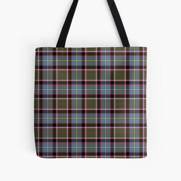 Stirling Weathered tartan tote bag