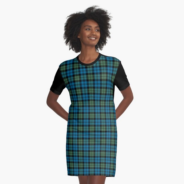 Strathspey District tartan tee shirt dress