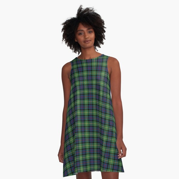 Clan Tate tartan a-line dress