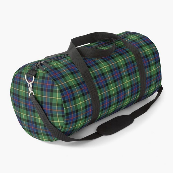 Clan Tate tartan duffle bag