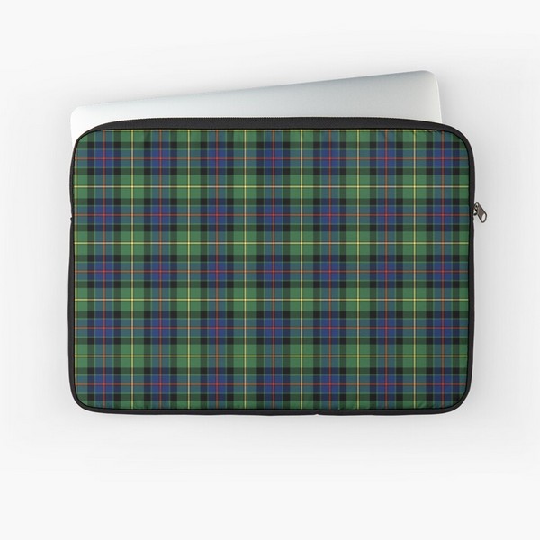 Clan Tate tartan laptop sleeve