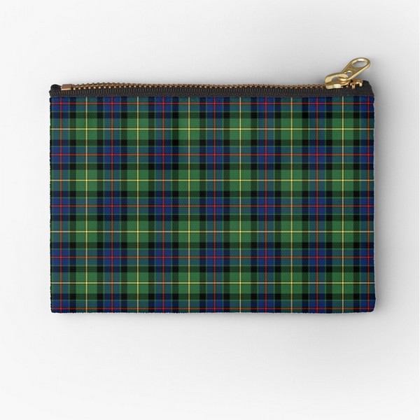 Clan Tate tartan accessory bag