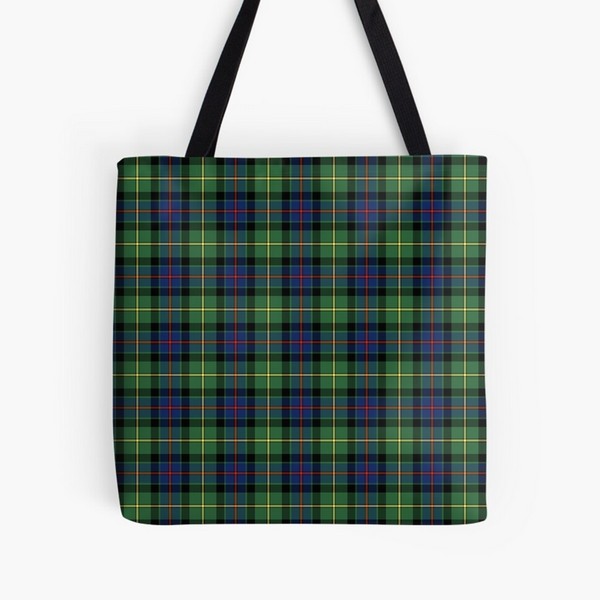 Clan Tate tartan tote bag