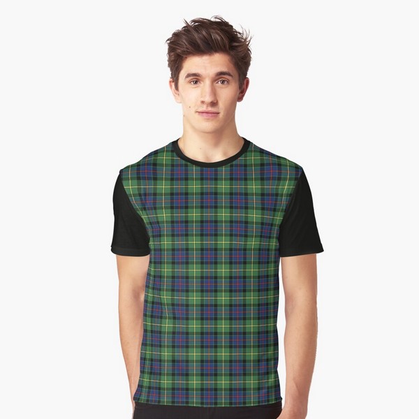 Clan Tate tartan tee shirt