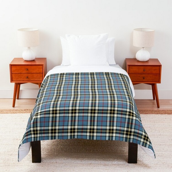 Thompson Blue Dress tartan comforter