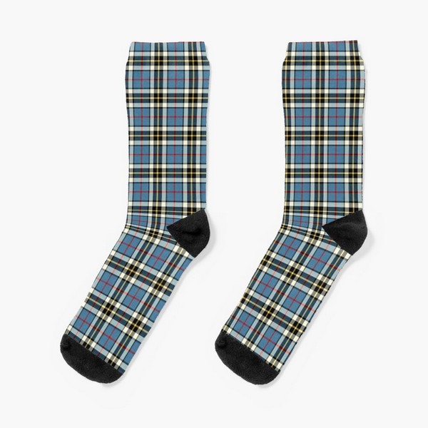 Thompson Blue Dress tartan socks