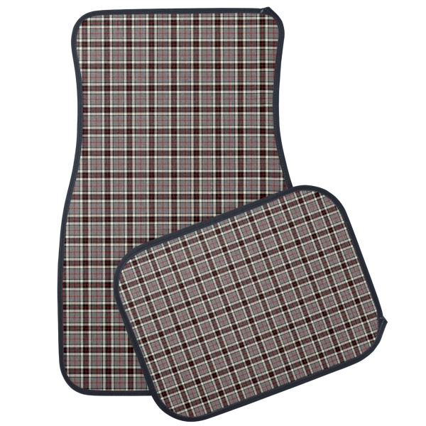 Clan Thompson Gray Dress Tartan Car Mats