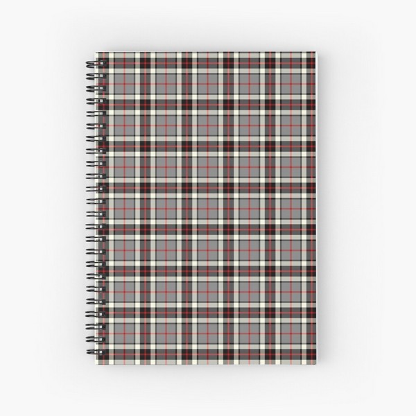 Clan Thompson Gray Dress Tartan Notebook