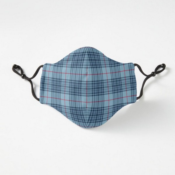 Clan Thorburn tartan fitted face mask