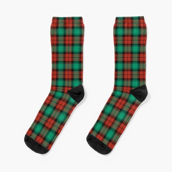 Traditional Christmas Plaid Socks