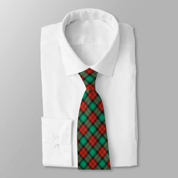 Traditional Christmas Plaid Tie