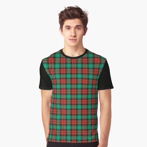 Traditional Christmas plaid tee shirt