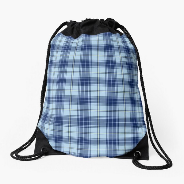 Clan Trainer tartan drawstring bag