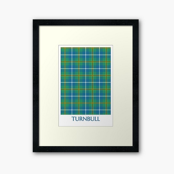 Turnbull Ancient Hunting tartan framed print