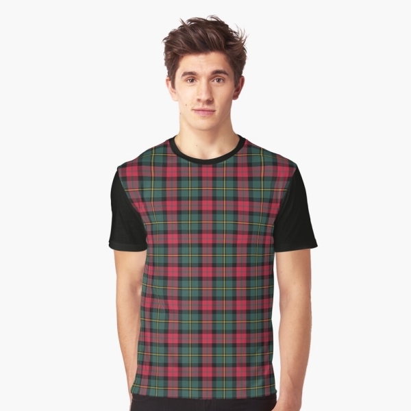 Vintage Christmas plaid tee shirt