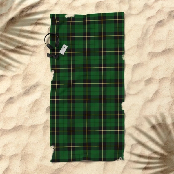 Wallace Hunting tartan beach towel