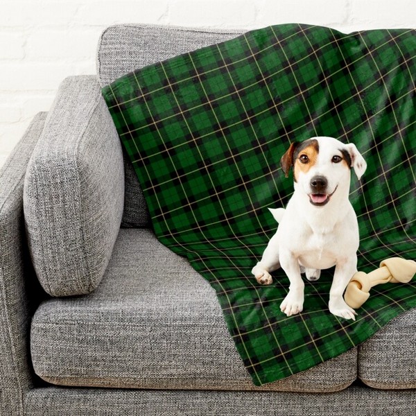 Wallace Hunting tartan pet blanket