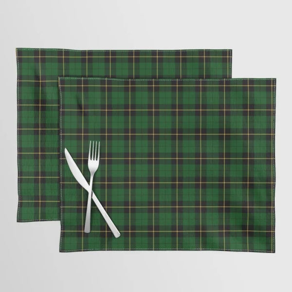 Clan Wallace Hunting Tartan Placemats