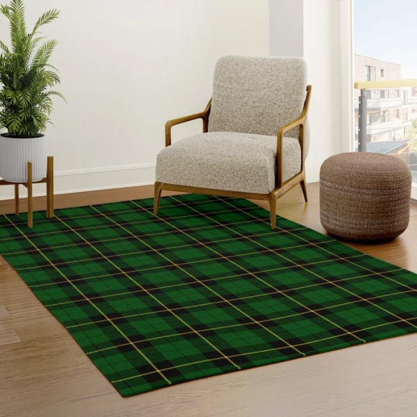 Clan Wallace Hunting Tartan Area Rug