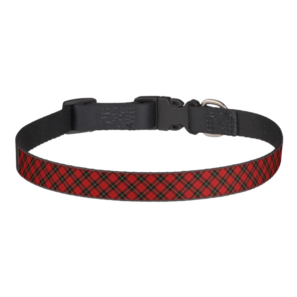 Wallace tartan pet collar