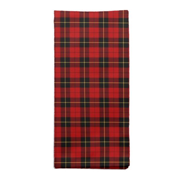 Wallace tartan cloth napkin