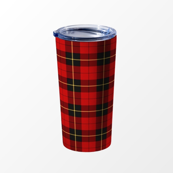 Wallace tartan travel mug