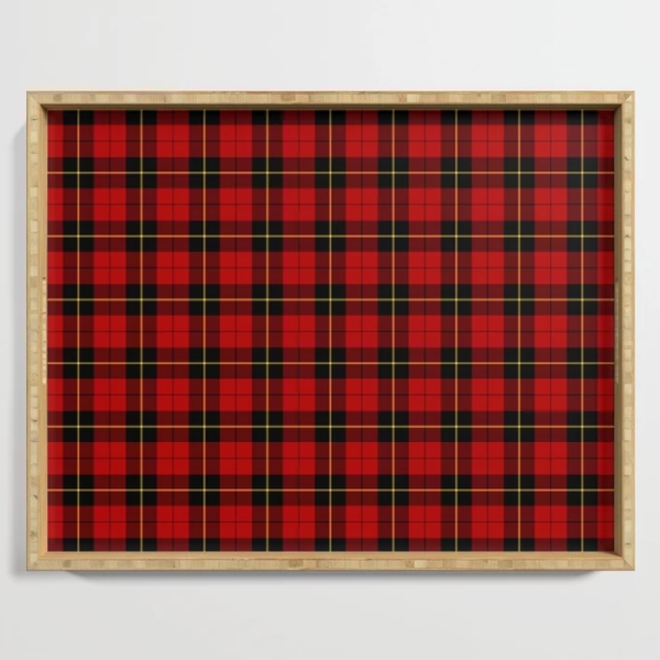 Wallace tartan serving tray