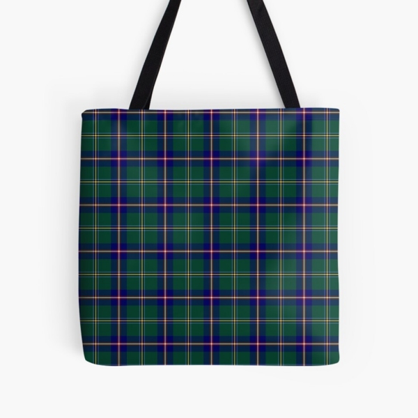 Washington tartan tote bag