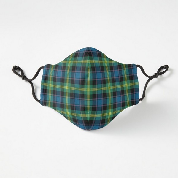 Watson tartan fitted face mask