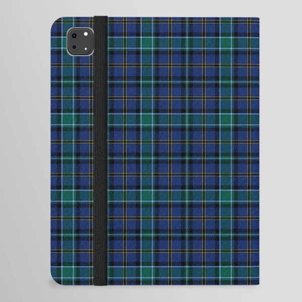 Clan Weir Tartan iPad Folio Case