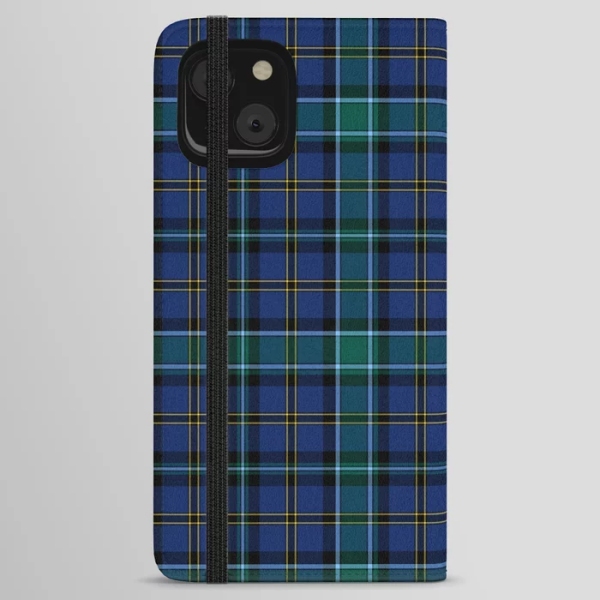 Clan Weir Tartan iPhone Wallet Case