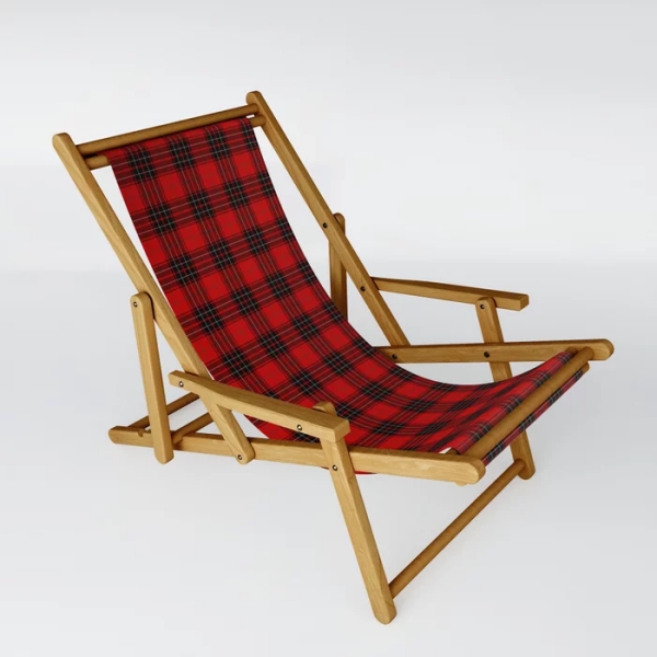 Wemyss tartan sling chair