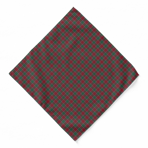 West Virginia tartan bandana