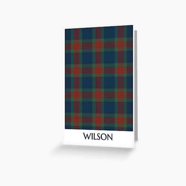 Clan Wilson Tartan Card