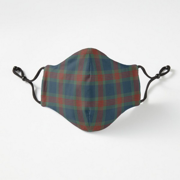 Wilson tartan fitted face mask