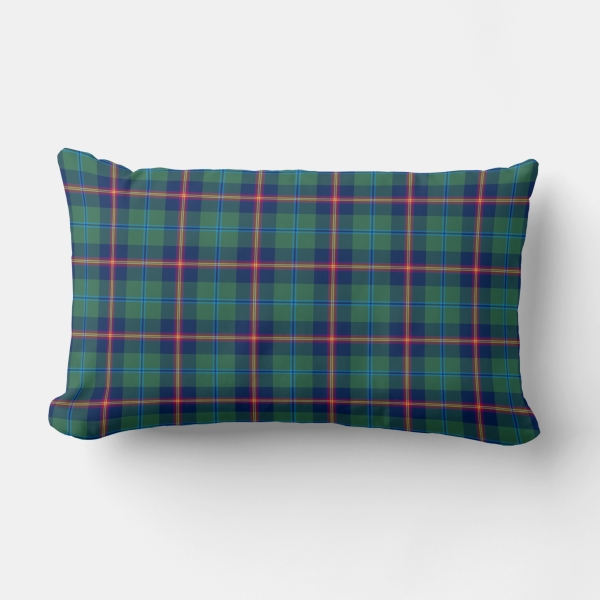 Young tartan lumbar cushion