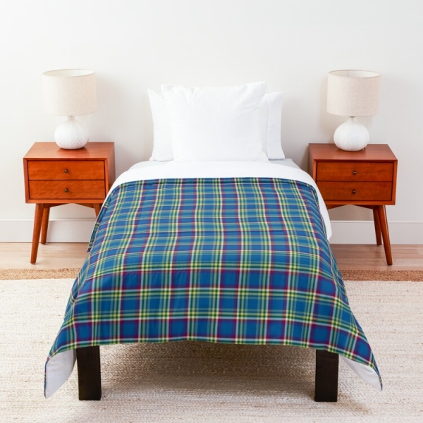 Yukon Territory tartan comforter