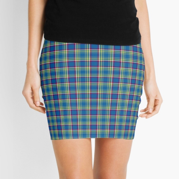 Yukon Territory tartan mini skirt